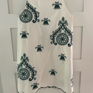 Embroidered Mini Dress